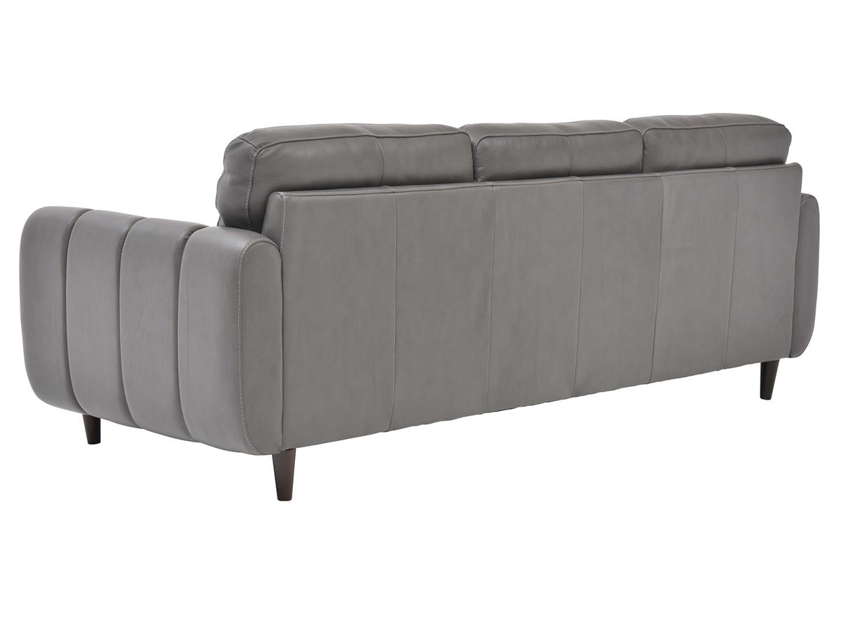 Caruso Top-Grain Leather Sofa, Fog